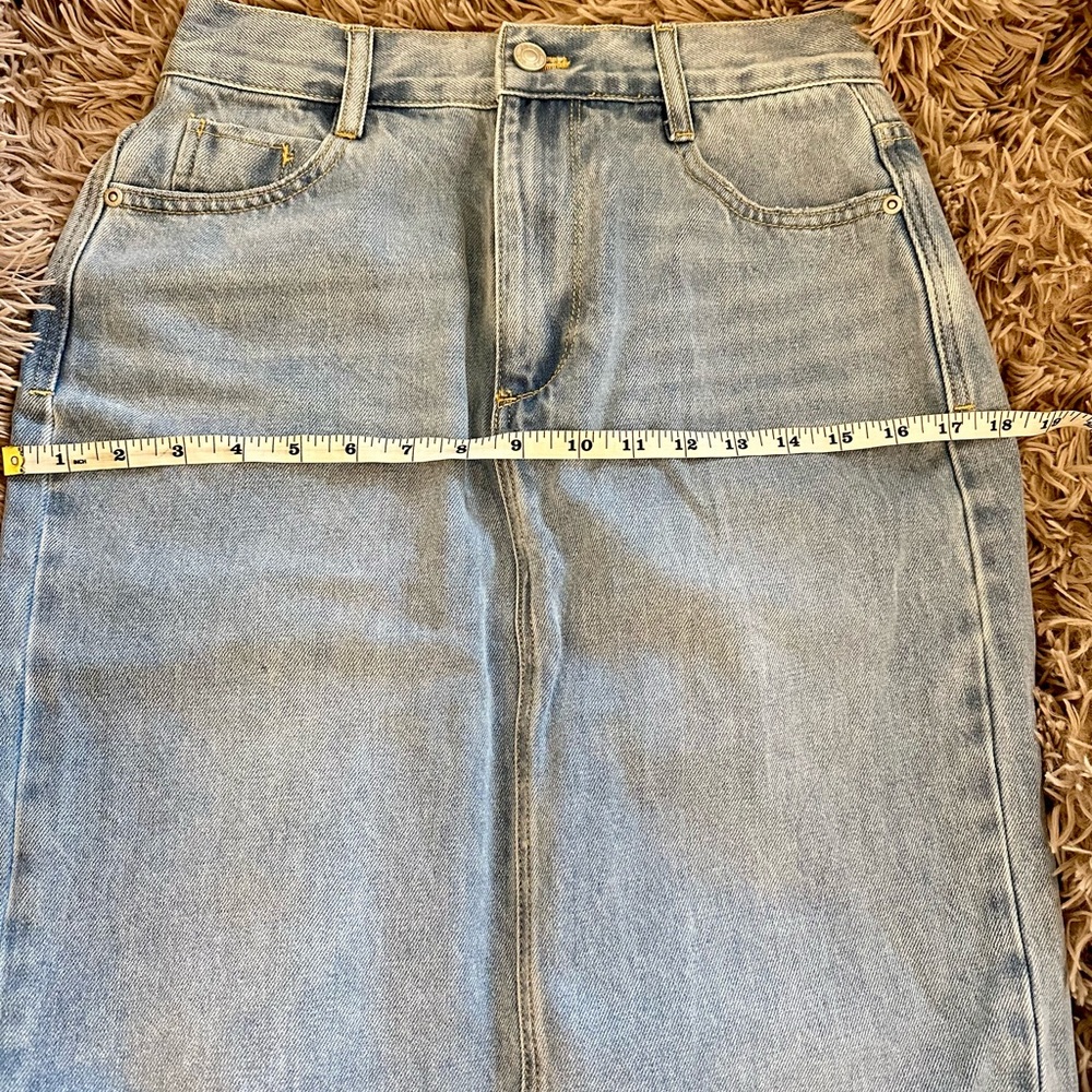 GREY LAB Light Blue Denim Skirt - Picture 8 of 8